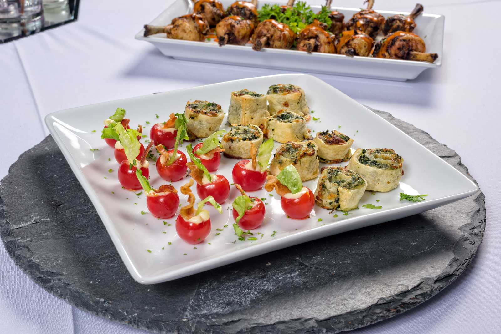 Catering by Norris delivers amazing, creative appetizers and hor d'oeuvres for parties, weddings, dinners and all social occasions